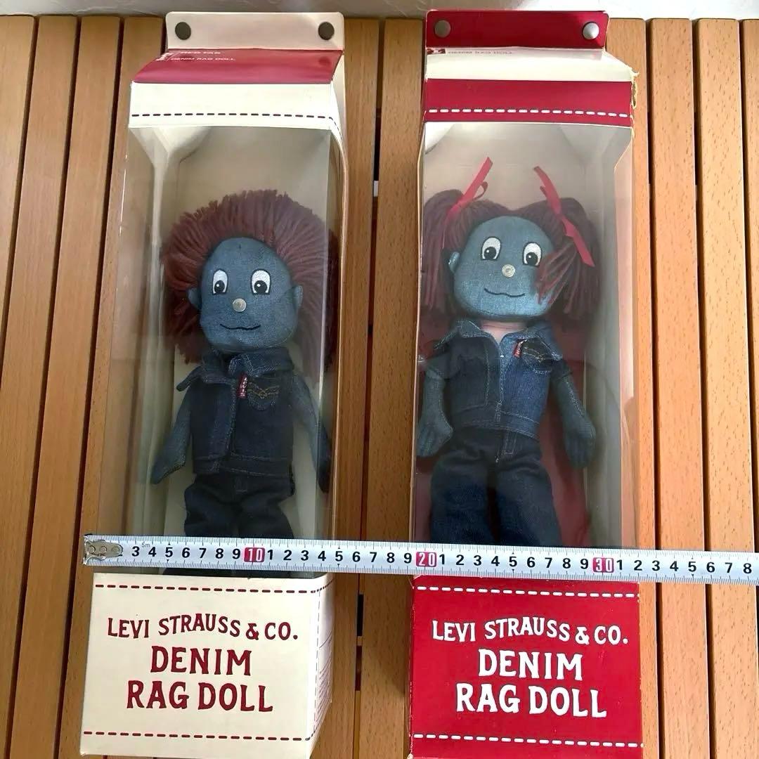 希少！BOY GlRLリーバイス LEVIS デニムラグドール 人形ヴィンテージ