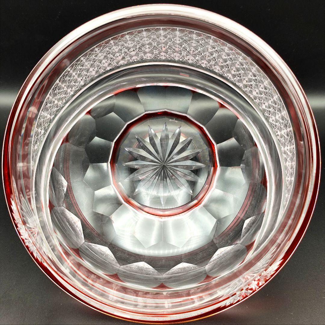 定価約16万円☆超希少品 祝の膳 大鉢カガミクリスタル（切子、江戸切子