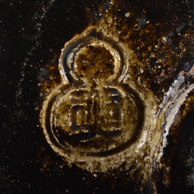 茶道具 高橋道八造 黒楽茶碗 共箱 M R7088 - メルカリ