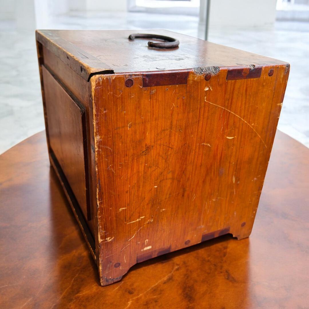 【珍品】 麻雀牌 骨董品 アンティーク 木箱 時代物 骨董