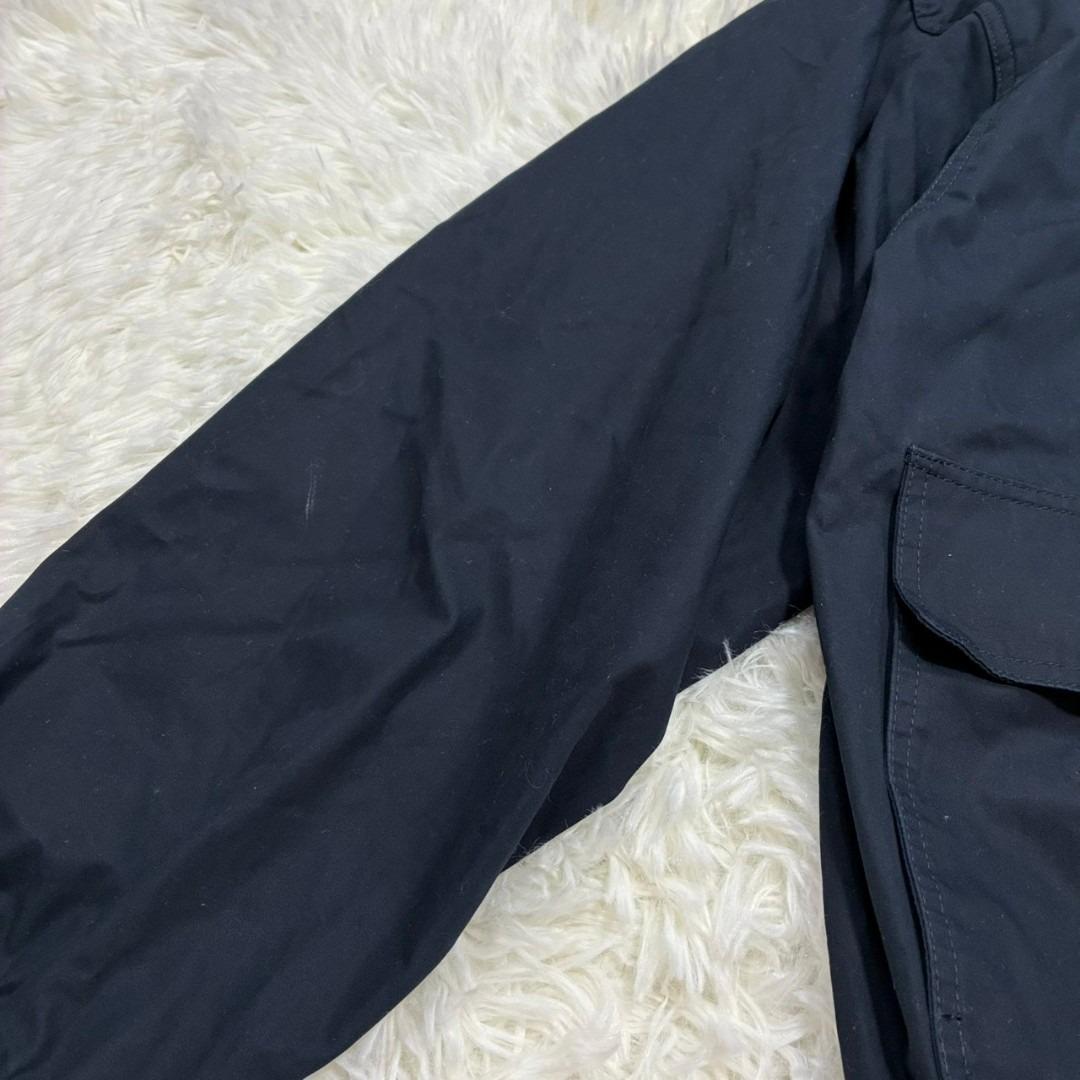 美品】信濃屋 ジャケット ネイビー ジャケット 綿 リブ - メルカリ