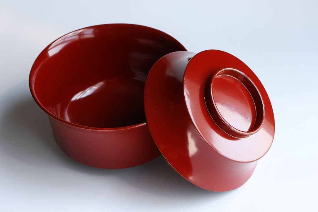 CM284】魯山人塗師 遊部石斎 原叟好 うるみ 反椀 八客 木製