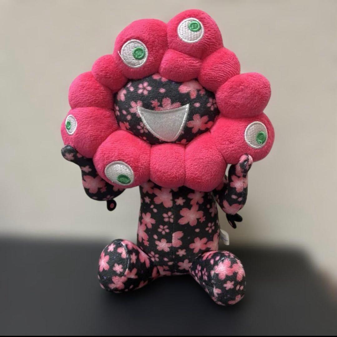 限定品】ミャクミャク ぬいぐるみ 桜ブラック 万博 EXPO2025