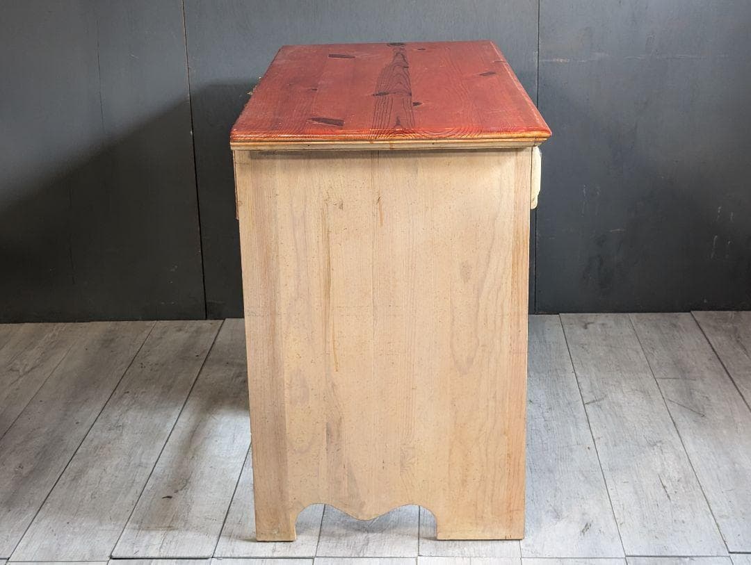 USスタイル　アンティーク　ヴィンテージ　デスク　カントリー調　綺麗な木目　IZ