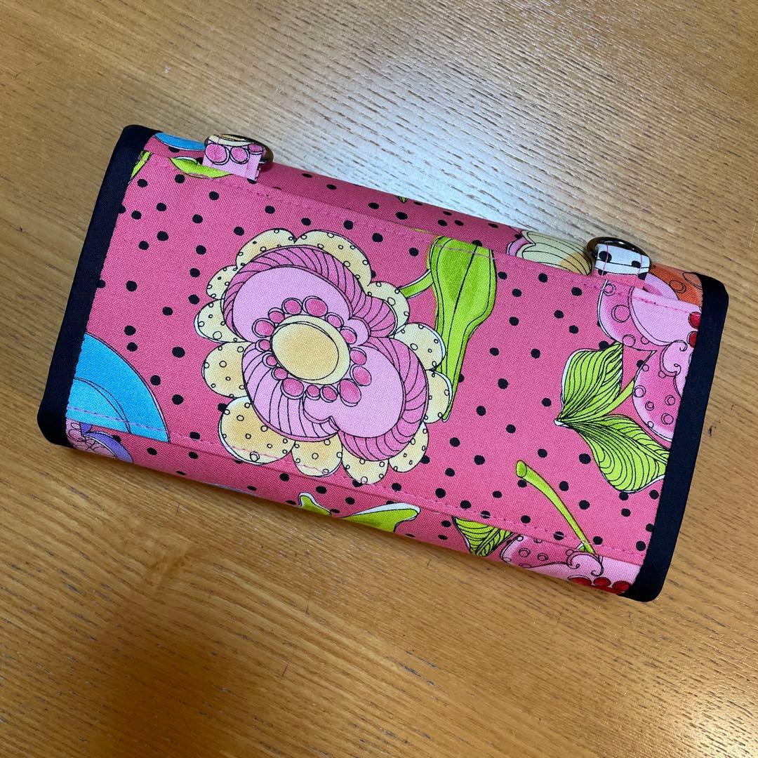 もーも　1点のみ　長財布　やりくり財布　ハンドメイド