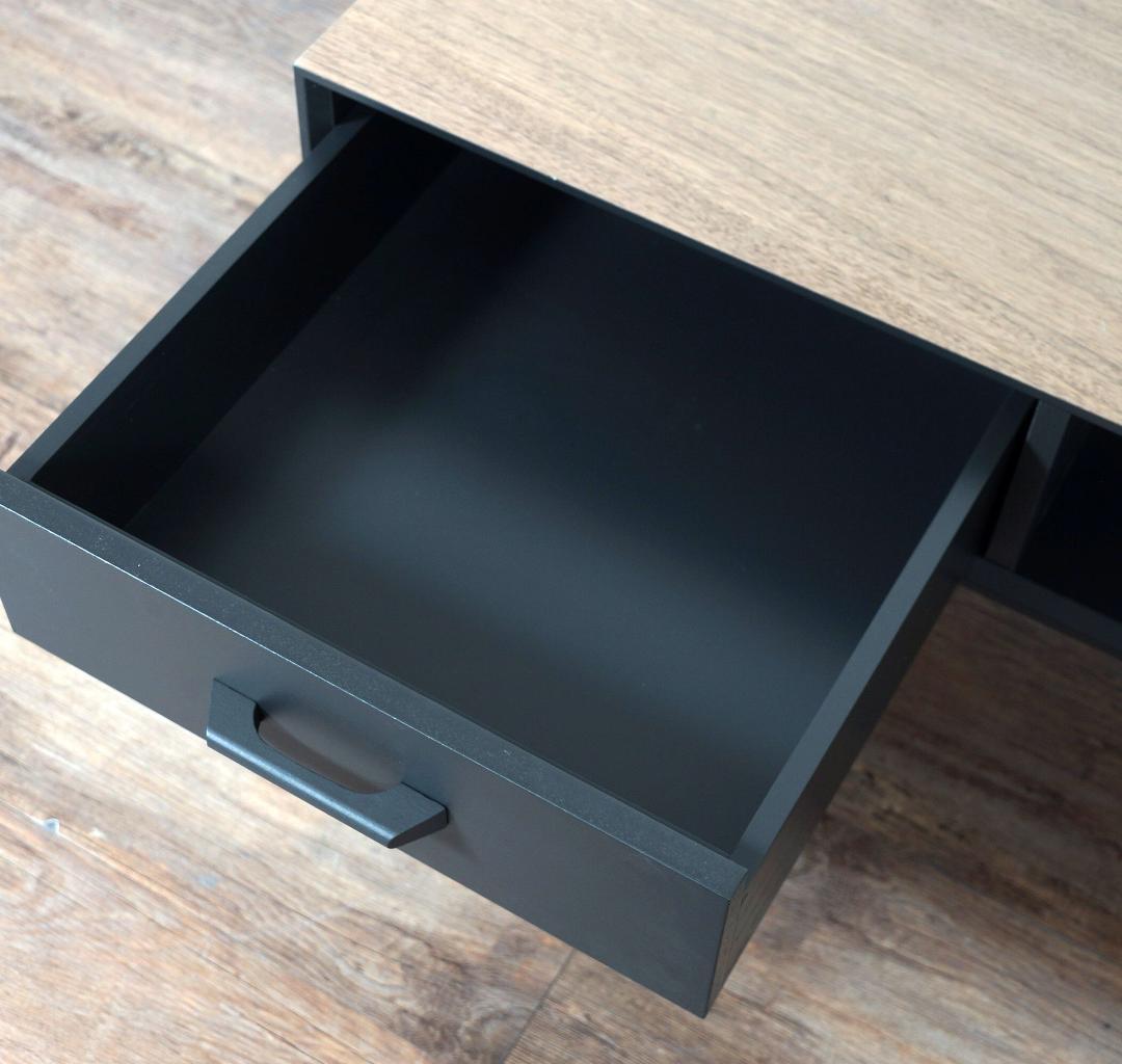 北欧風 センターテーブル 両面 引き出し付き 100cm 木 の 箱