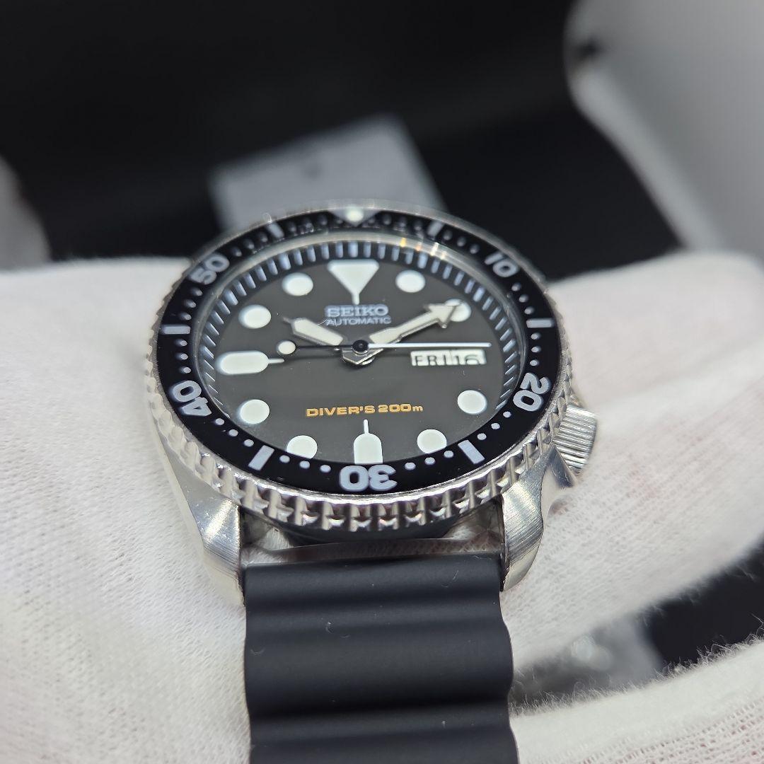 SEIKO SKX007 7S26-0020 ブラックボーイ稼働品　純正ベルト付