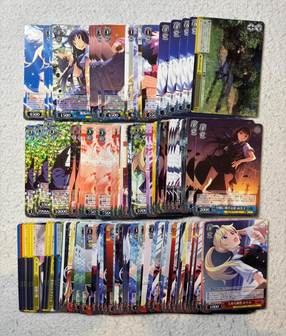 ヴァイスシュヴァルツ グリザイアの果実 カードまとめ売り - メルカリ