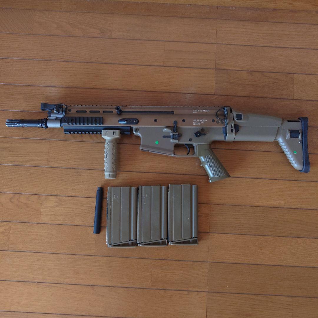 東京マルイ SCAR-H 次世代電動ガン タンカラー カスタム品 東京マルイ SCAR-H 次世代電動ガン タンカラー カスタム品