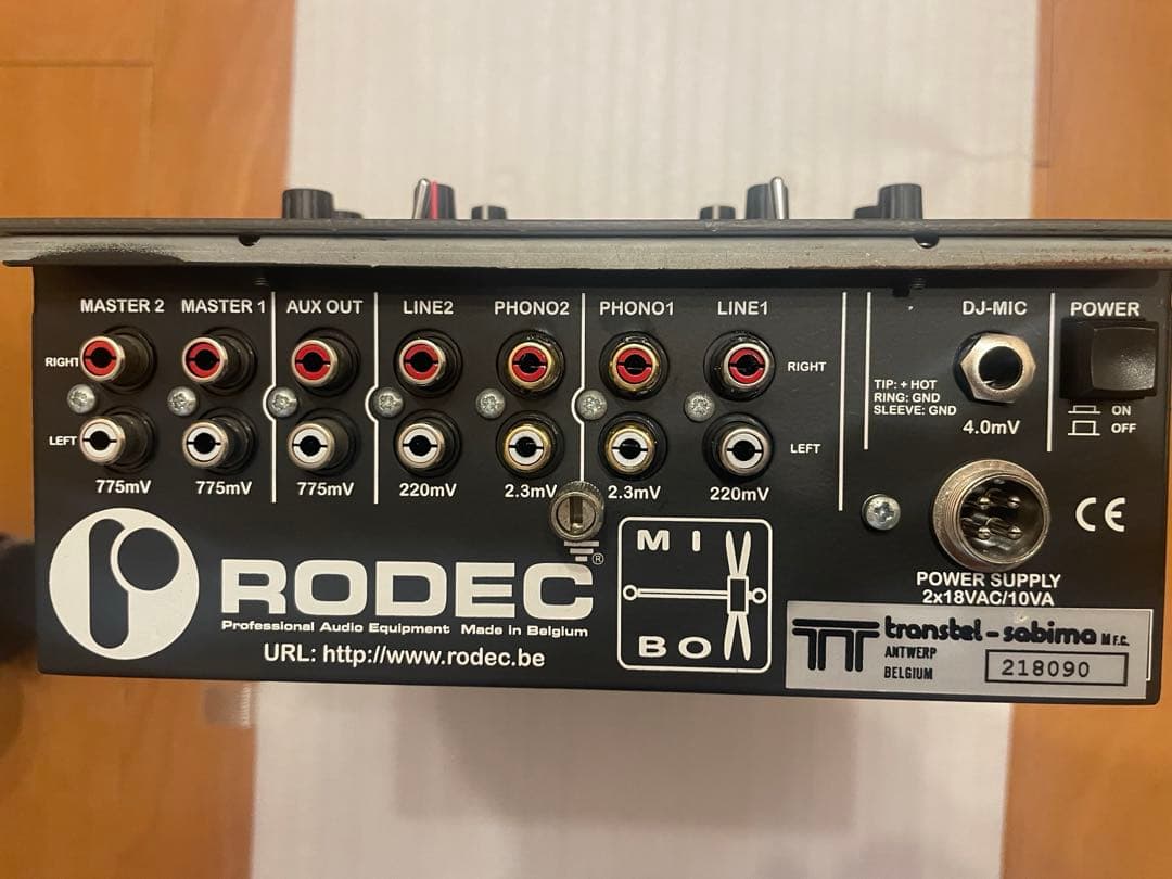 RODEC MIXBOX DJミキサー 美品