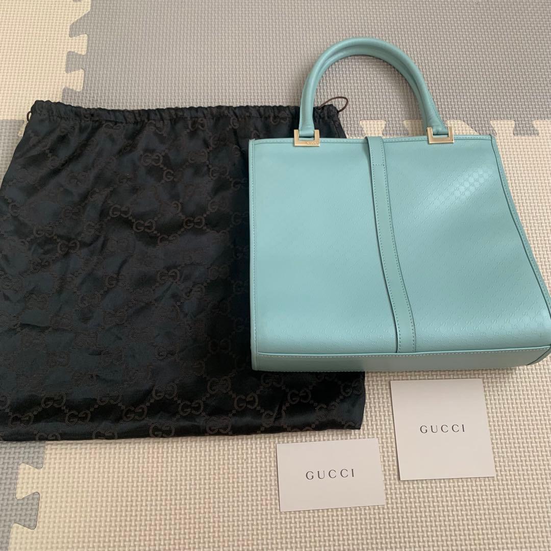 GUCCI グッチ ジャッキー マイクロGG柄 トートバッグ ハンドバッグ