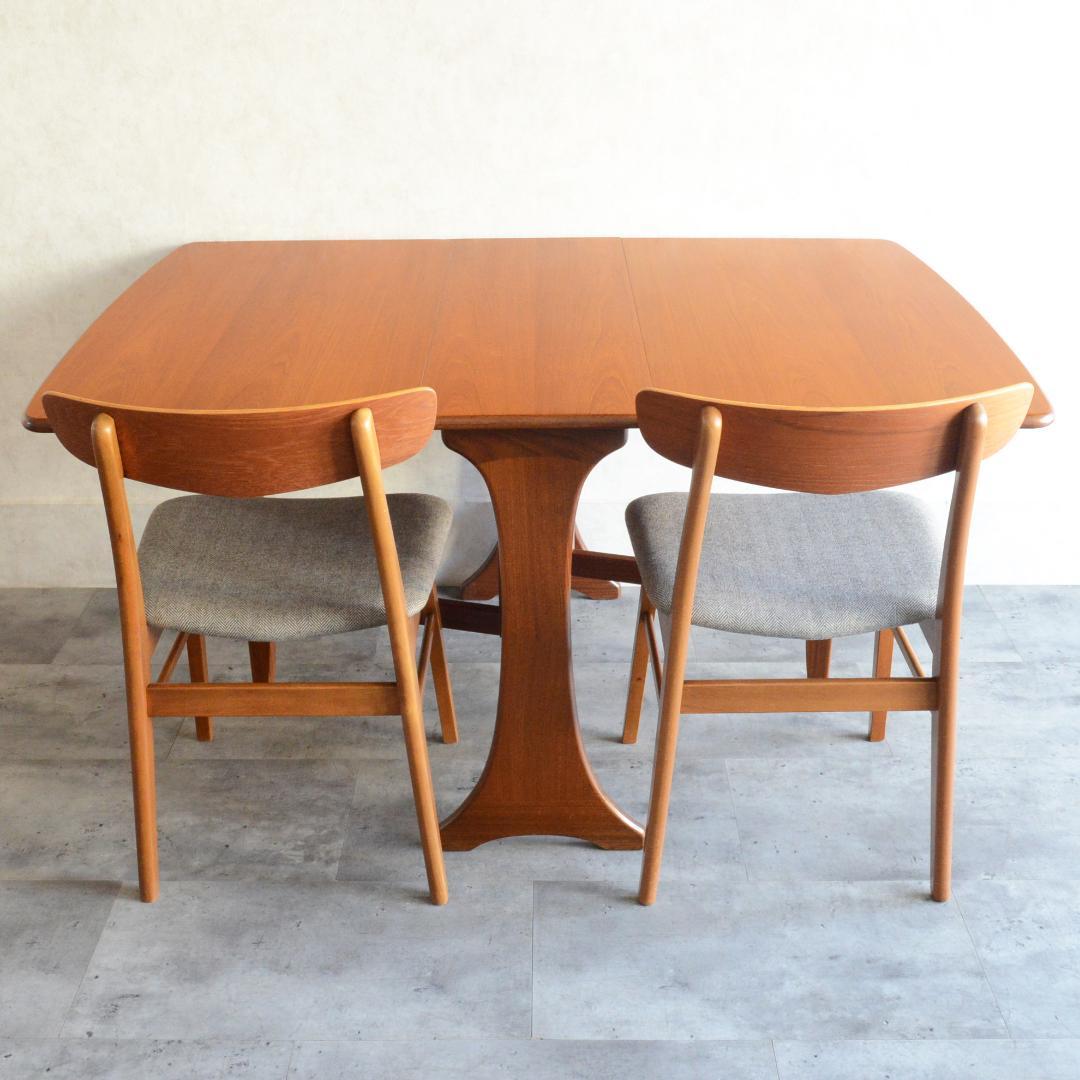 G-PLAN ヴィンテージ チーク ゲートレッグ ダイニングテーブル バタフライ