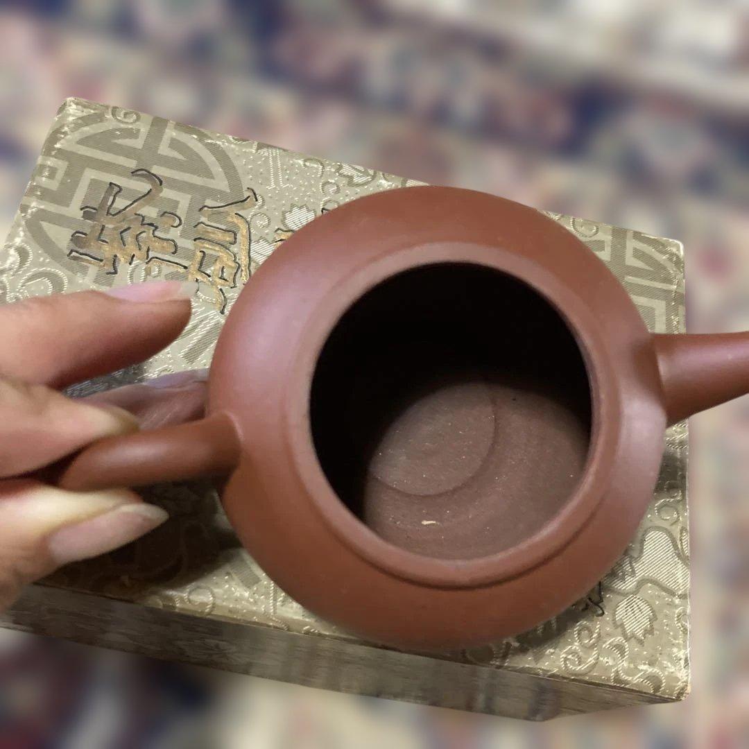 宜興 朱泥 急須 紫砂 茶壷 茶壺 中国 茶器 ミニ 芬 陶芸 可愛い