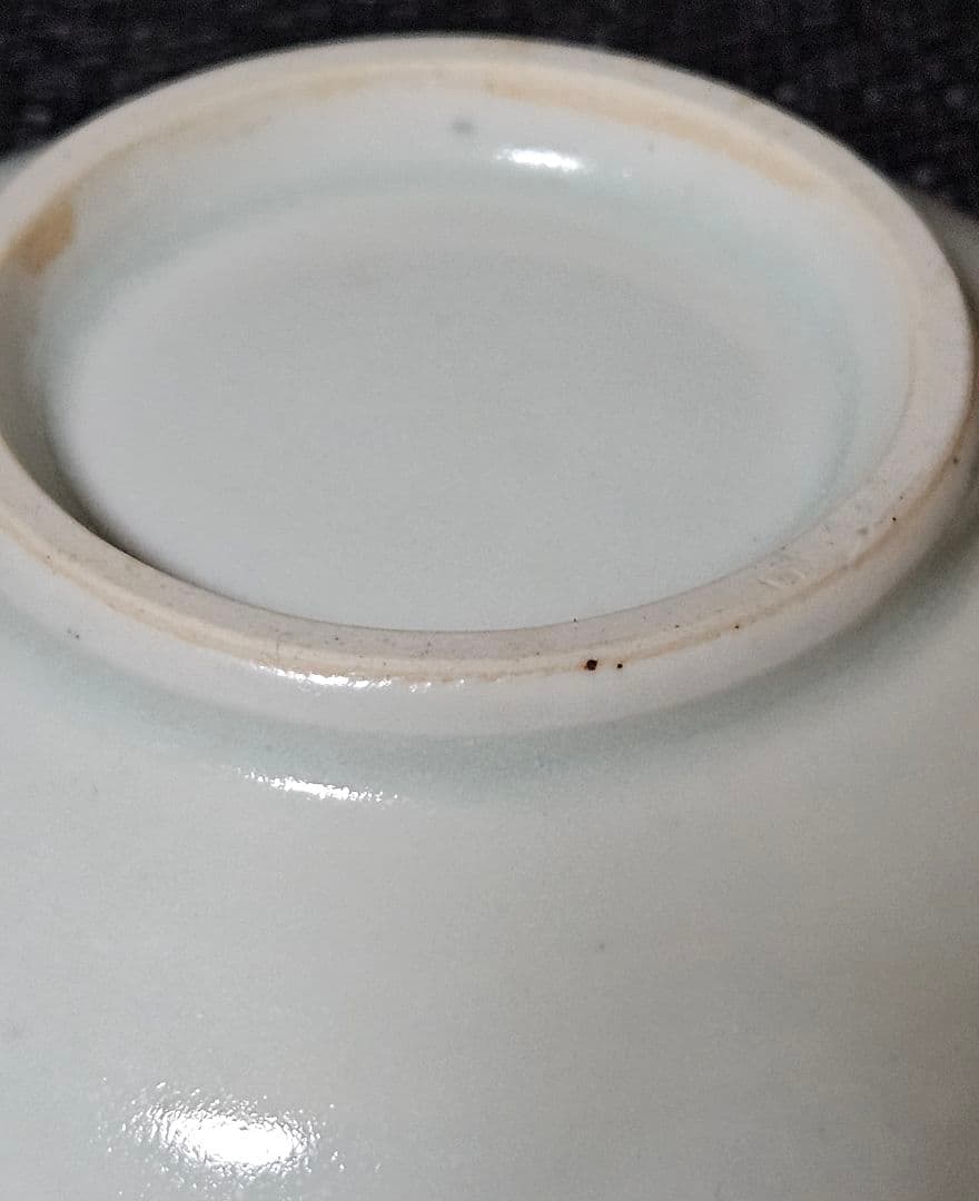 【李朝コレクター放出品❗01.】李朝白磁　分院手　小皿　2客　時代産地不明❗