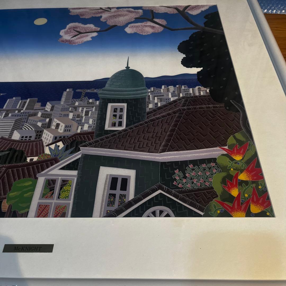 トーマス・マックナイト ポスター 神戸 日本 さくら　桜