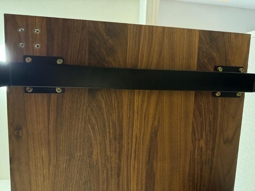 【簡単組立】IKEA イョルスタ天板 × ブラック脚 デスク 配線トレー付き