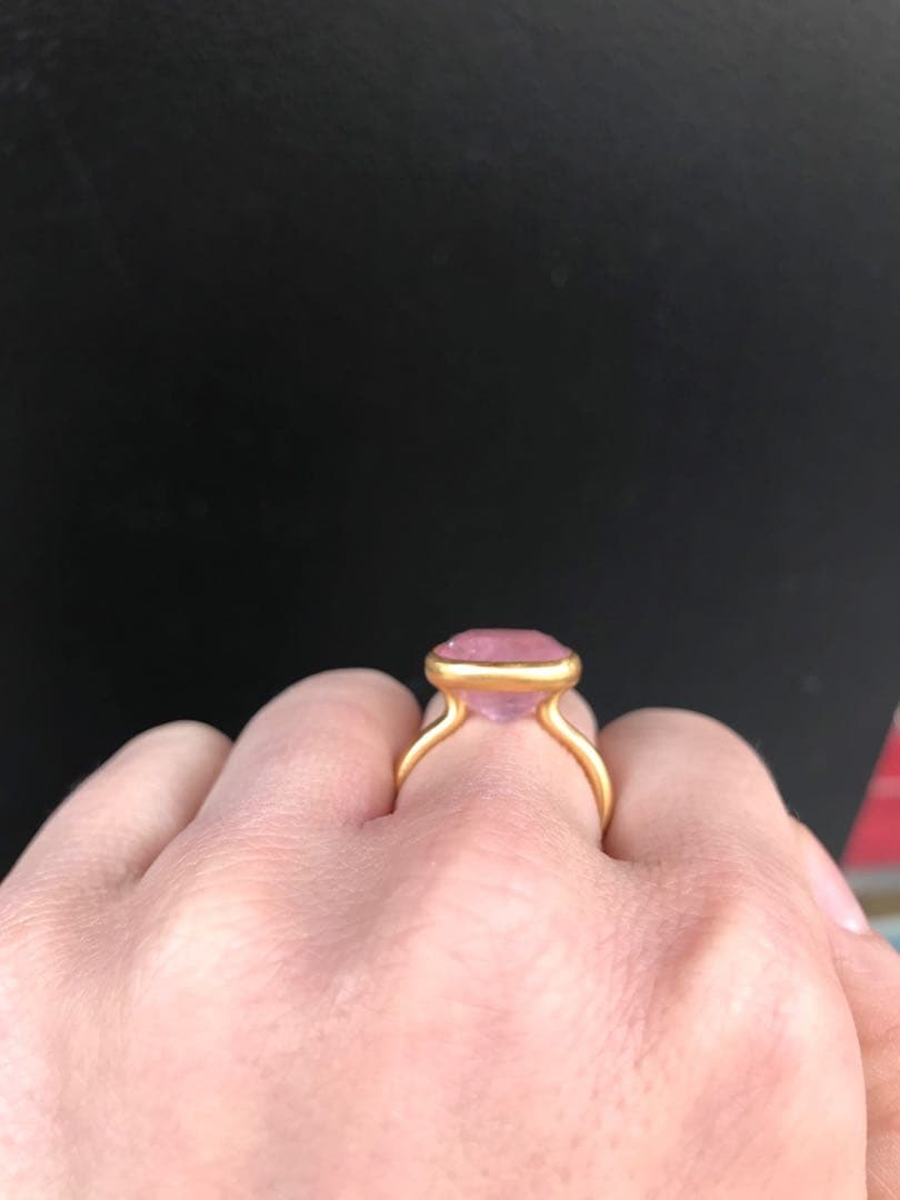 ま*】様 マリーエレーヌドゥタイヤック　希少　キャンディピンクトルマリンリング