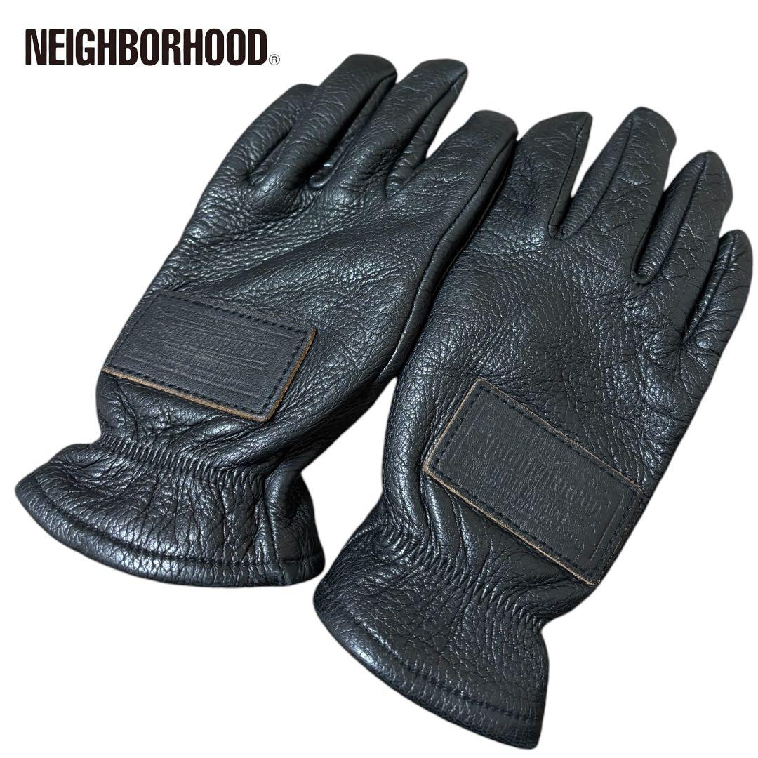NEIGHBORHOOD レザーグローブ 手袋 Mサイズ 新品未使用 neighborhood