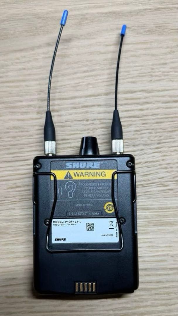 配信機器・PA機器・レコーディング機器 SHURE P10R+ L11J