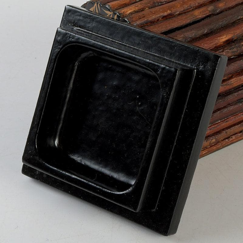 茶道具 一峰作 柳蒔絵 烏帽子香合 共箱 V 9529