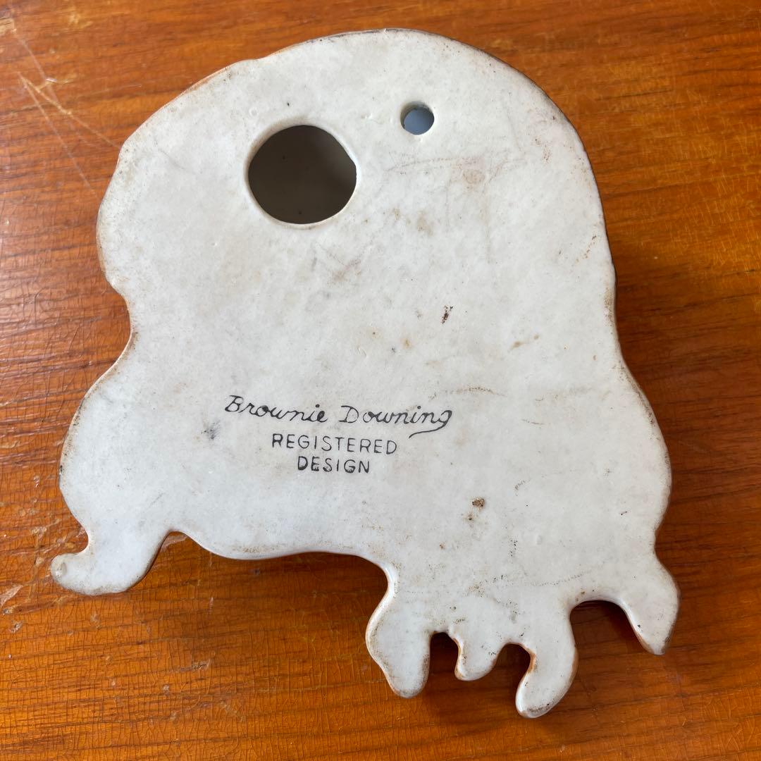 ミッドセンチュリー 50's 壁掛け 女の子 顔 ヴィンテージ