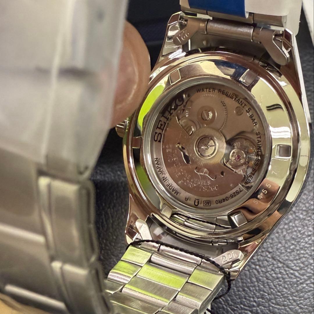 SEIKO SNKP21J1 自動巻き腕時計　藤原ヒロシ　フラグメント