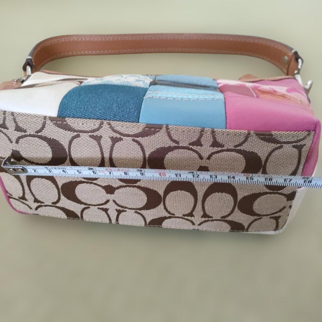 コーチ　パッチワーク　シグネチャー