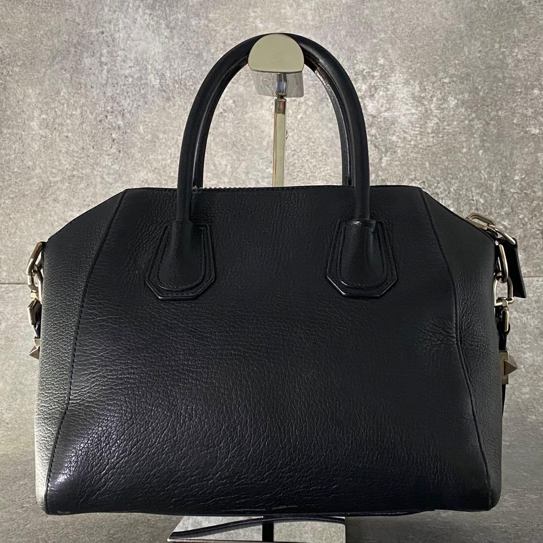 ジバンシィ アンティゴナ ハンドバッグ ショルダーバッグ 2way レザー 黒
