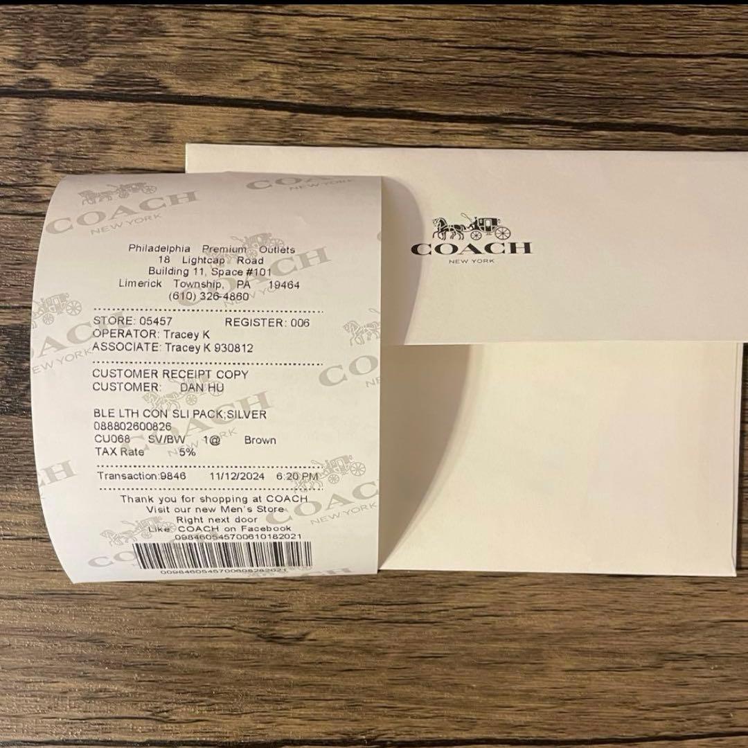 COACH コーチ　ブルックリン28　CU068 ブラウンレザー ハンドバッグ@