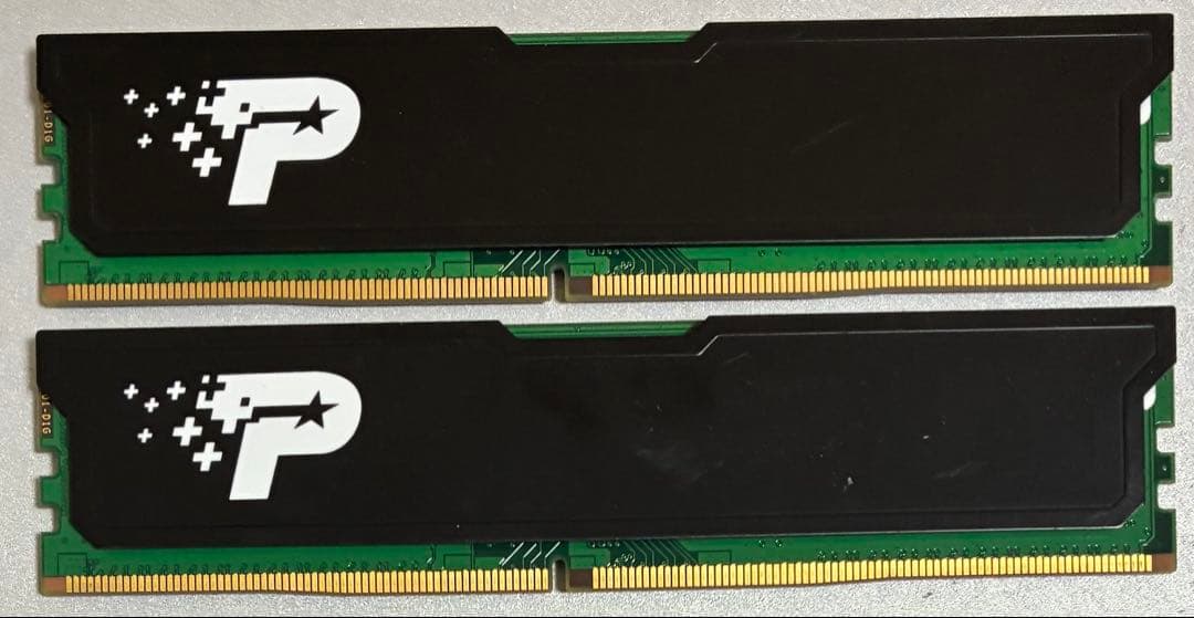 中古】DDR4-2666 16GB(8GB×2枚) PATRIOT