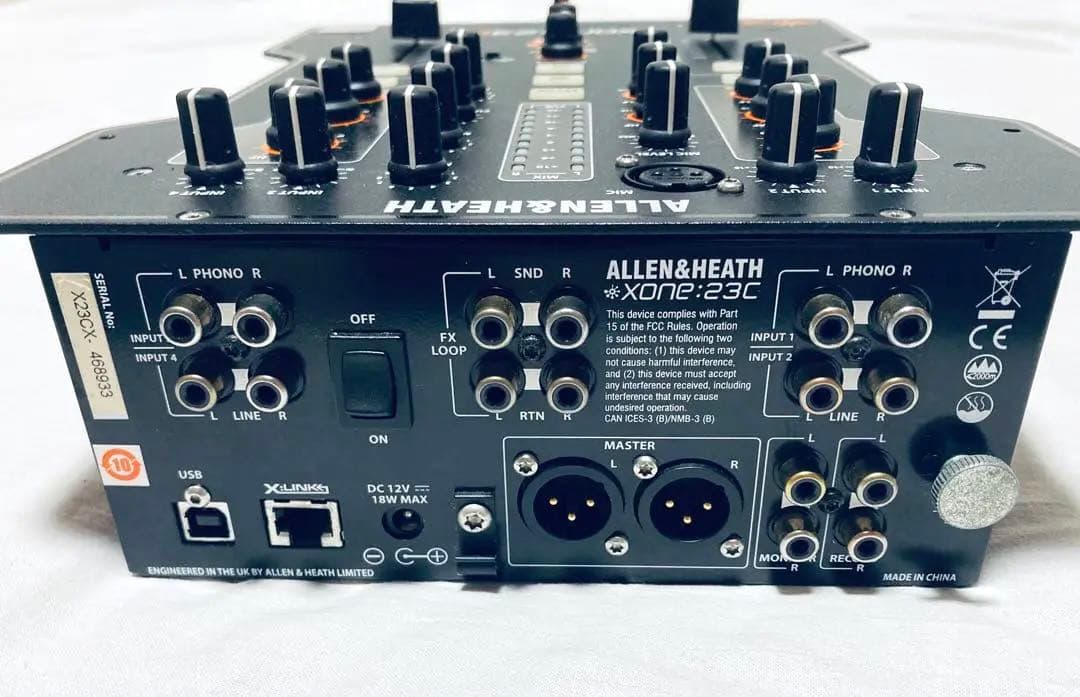 ALLEN & HEATH Xone:23C 2ch DJミキサー 動作良好