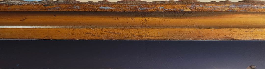 F30号 大型額縁 油彩画付【送料込】