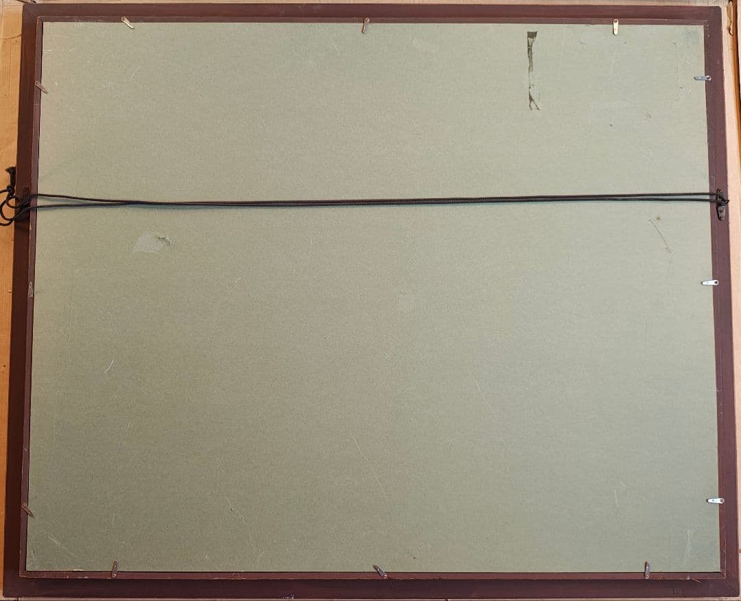 F30号 大型額縁 油彩画付【送料込】