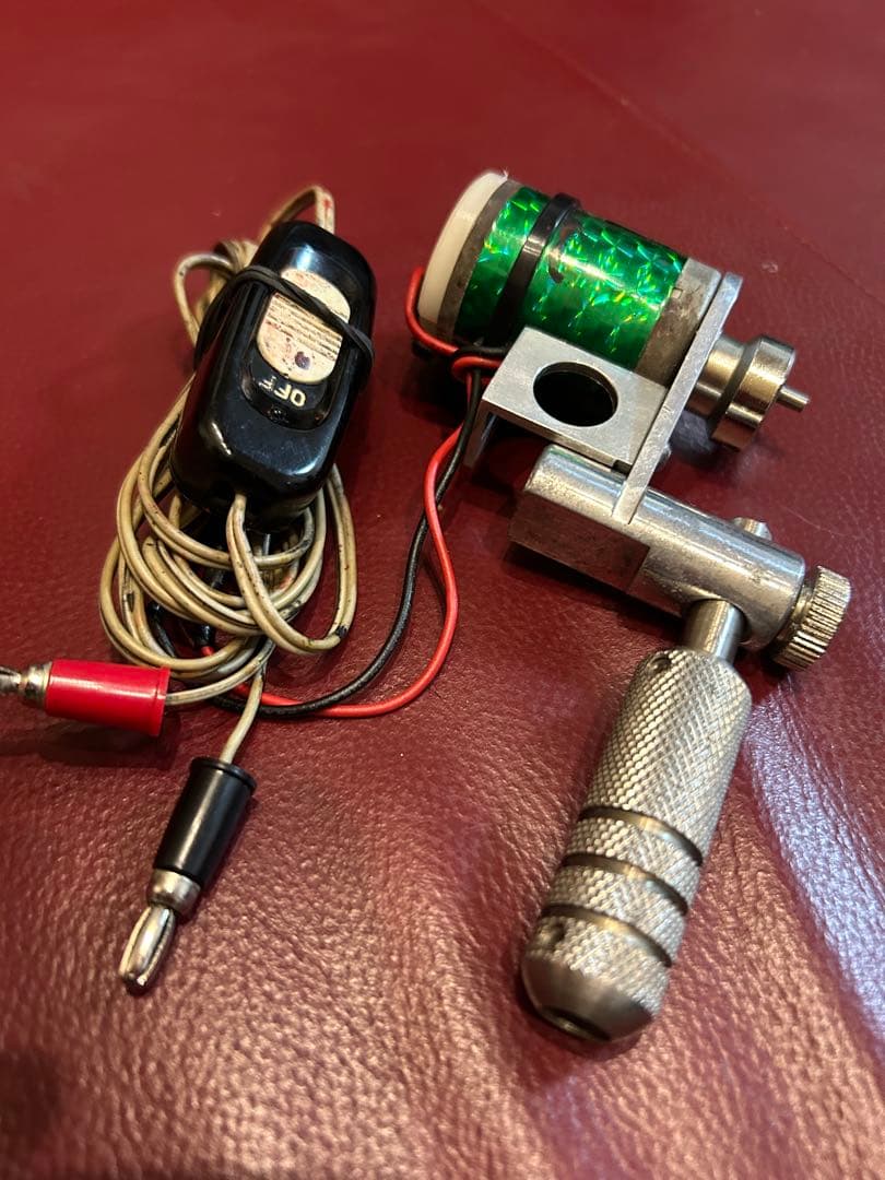 タトゥーマシン、ローターモーター付き 金属製