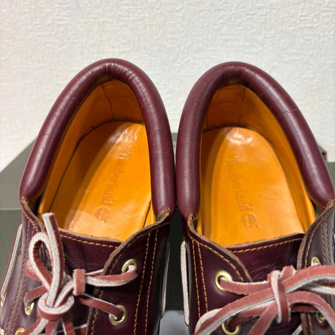 極美品 ティンバーランド モカシン 3 Eye Classic Burgundy
