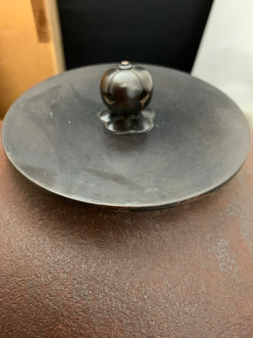 茶道具 真形釜 高橋敬典造 浜松文 浜松地紋 茶釜 栞共箱付き