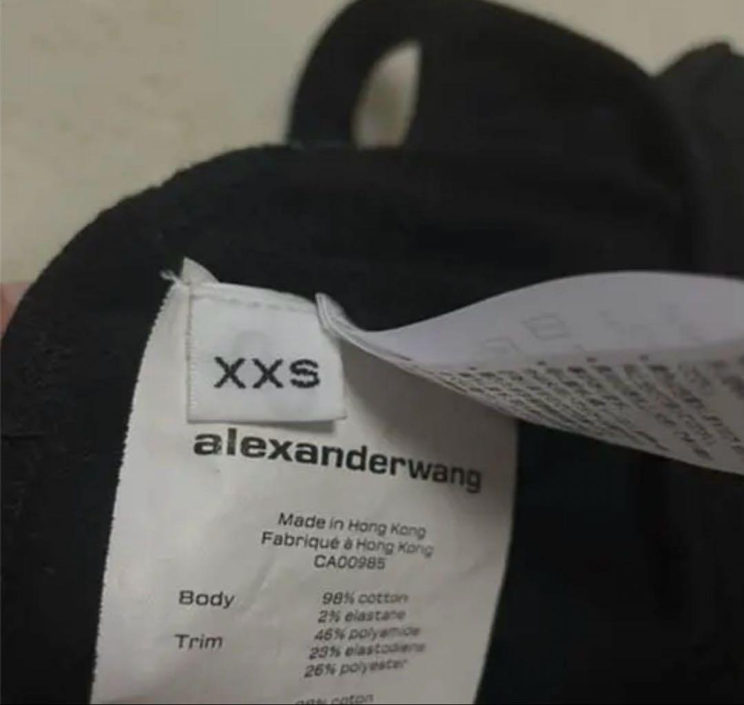 alexanderwang ブラック ブラトップ Xs