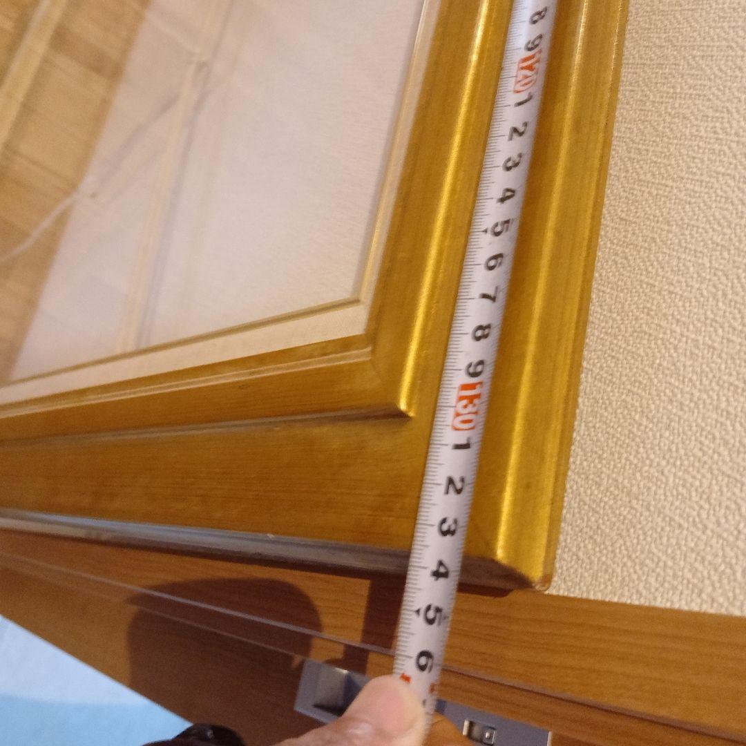 【限定値下げ】レトロ風　ゴールドの油彩額縁のみ 　特大サイズ