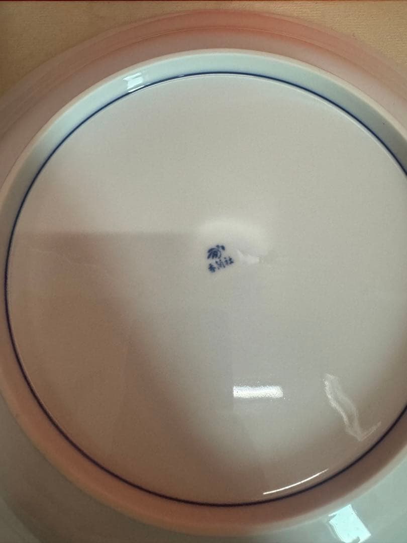 1764 香蘭社 染 カトレア 大皿 30cm 未使用