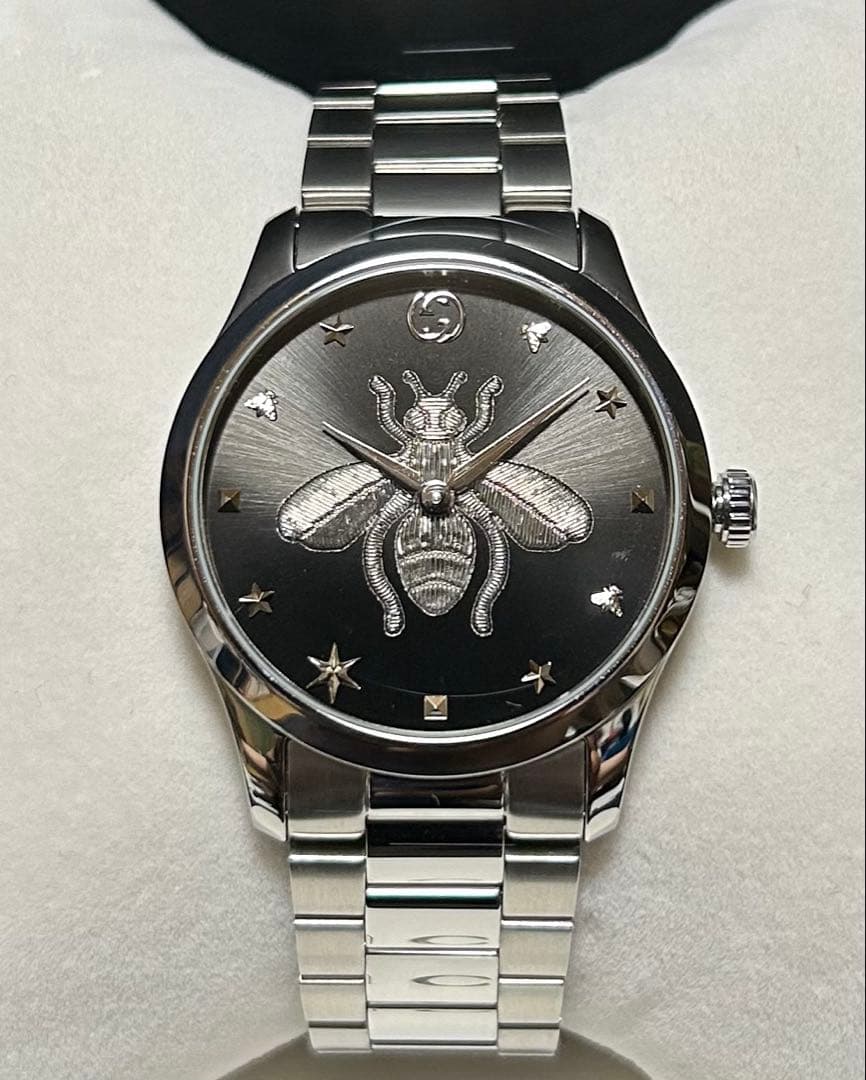 新品 GUCCI G-タイムレス 腕時計 アイコニック ウォッチ ハチ Bee