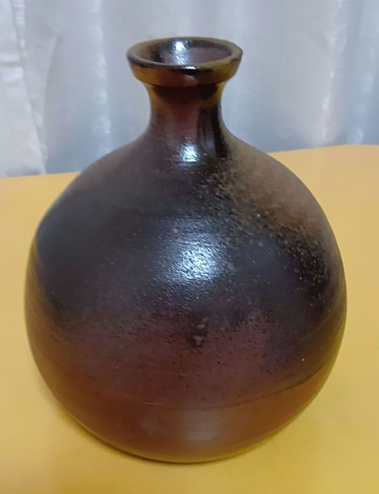 骨董品　備前焼　徳利　一輪挿し　花器　花瓶　陶器　極美品