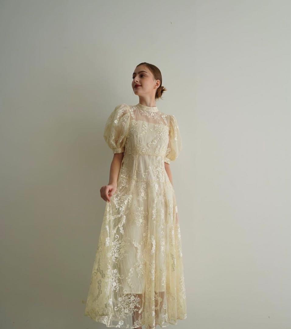【Acka.】lace flare dress