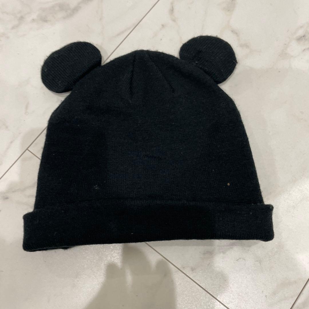 ミッキーマウス 耳付きニット帽 MICKEY-ZARA子供用 - メルカリ