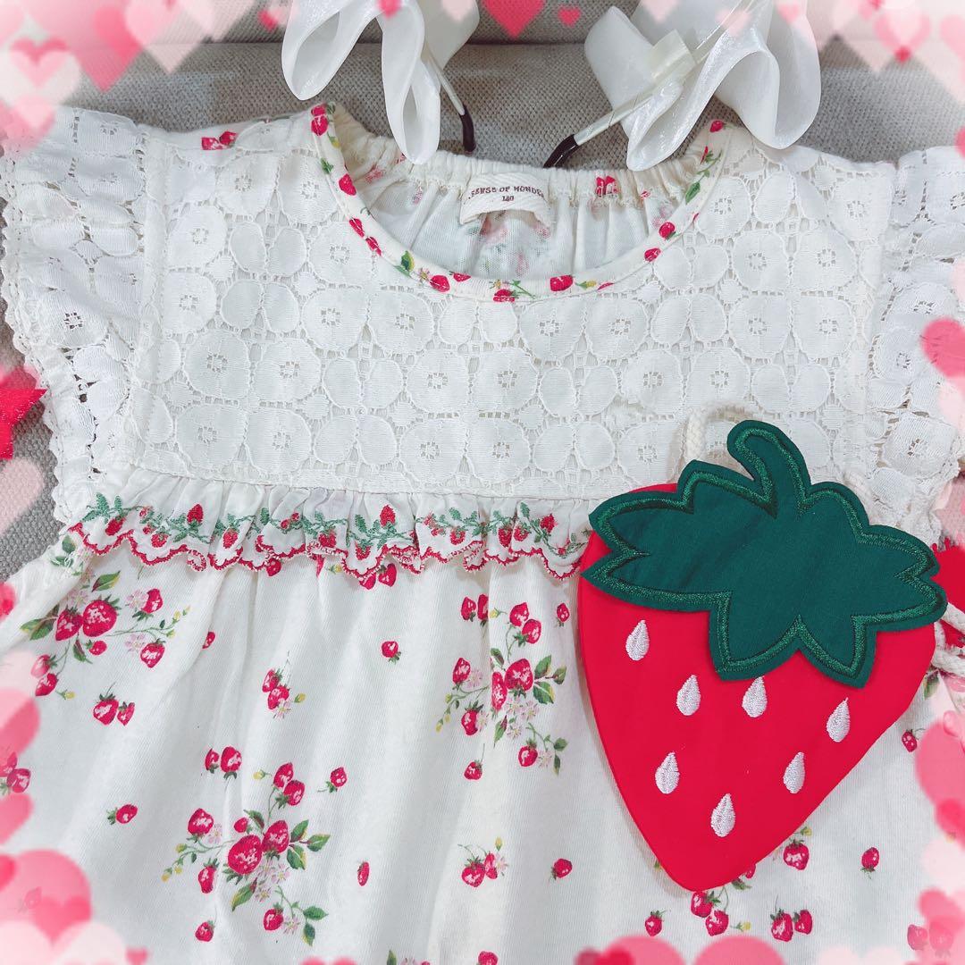 シャーリーテンプル❤️ファミリア❤️ワンピ❤️スカート❤️いちご❤️エニィファム❤️ギンガム