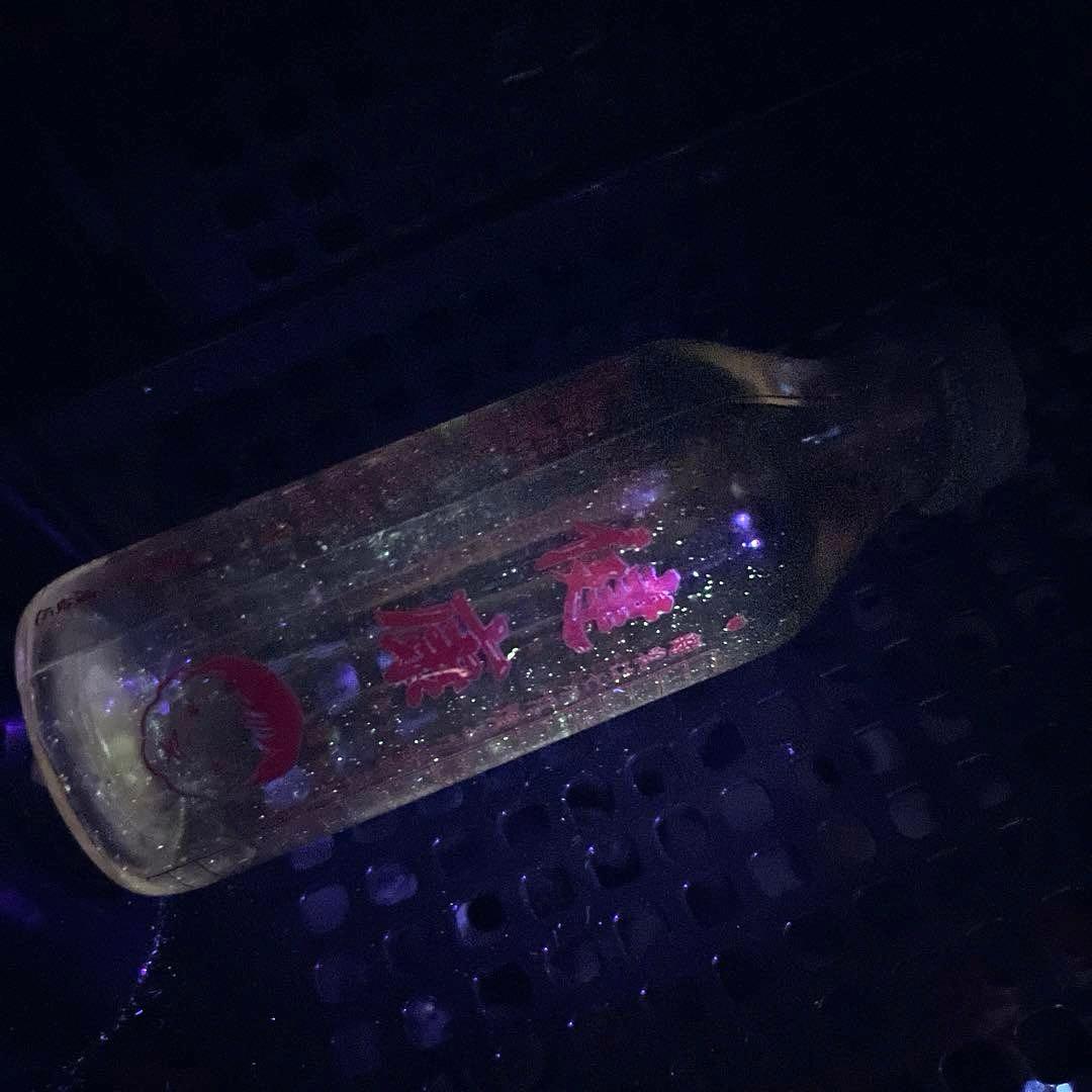 骨董 レトロガラス 希少 健康 赤ちゃん鮮明プリント 哺乳瓶 パッキン