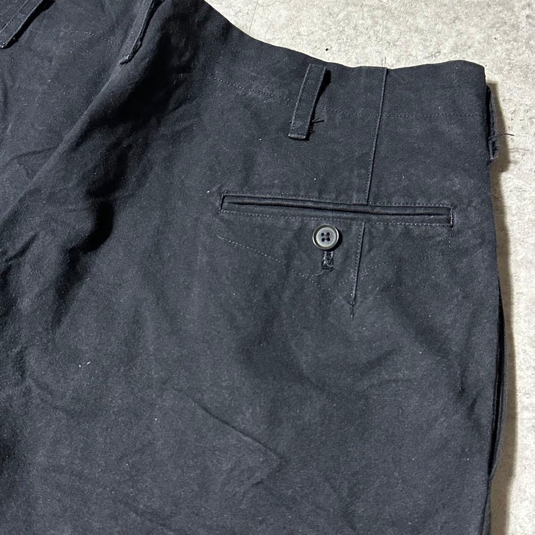 Y's for men コットン ワイドパンツ 黒 4 Yohji Yamamoto Ys for men