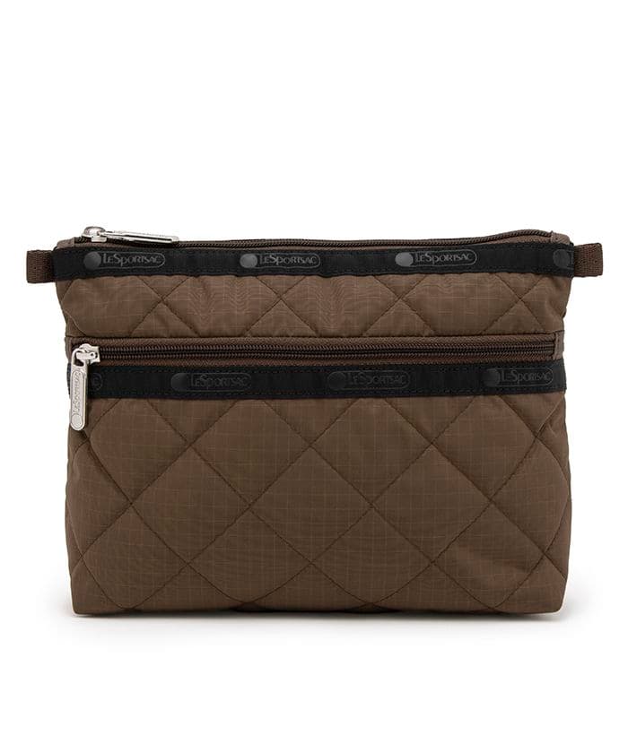 【レスポ×神崎恵】PERFECT COSME POUCH2トフィーブラウン