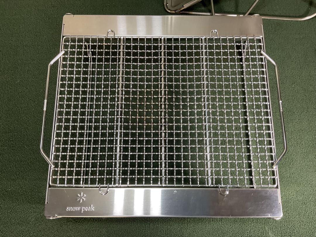 いい味出てます。焚火台 Ｌ ６点セット スノーピーク  peak