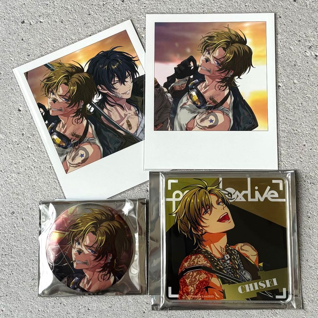 パラライ 智生 6周年 缶バッジ トレフォトコースター - メルカリ