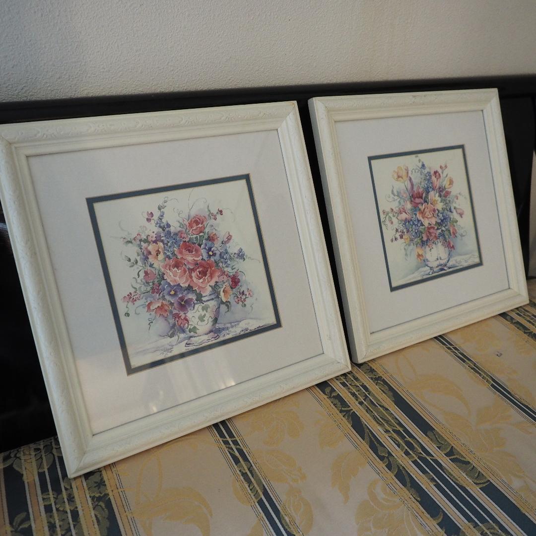 バーバラ・モックの水彩アート２点セット　新品・未使用　送料無料